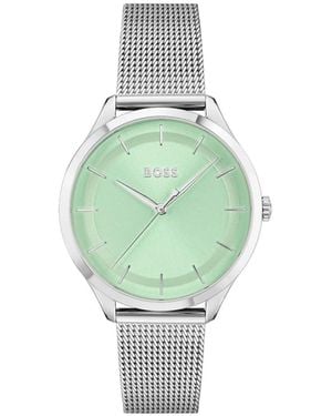 BOSS Accessoires ,Grijs ,Pura Horloge - Groen