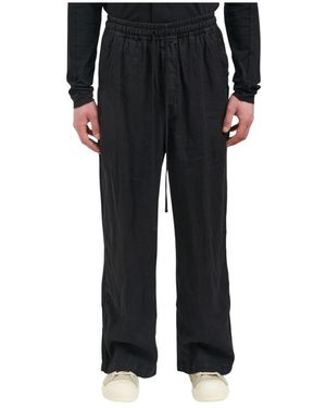 Thom Krom Wide Trousers - Black