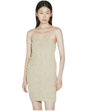 Isa Boulder Knitted Dresses - Natural