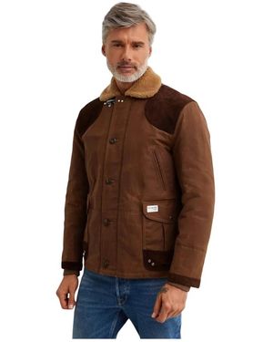 Fay Light Jackets - Brown