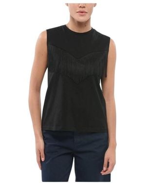 Pinko Sleeveless Tops - Nero