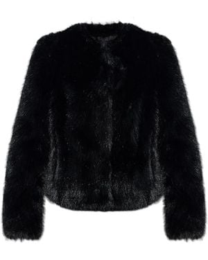 Stand Studio Jassen ,Zwart ,Polyester Sadie Faux Fur