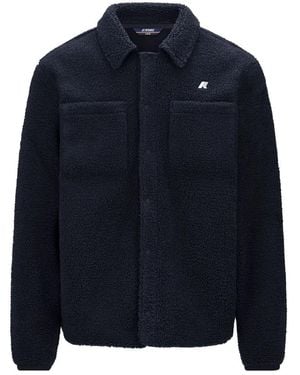 K-Way Jassen ,Blauw ,Polyester Cameron Sherpa Polar