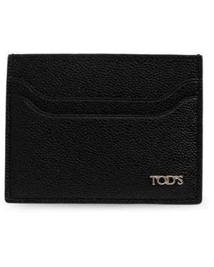 Tod's Leren Kaarthouder - Zwart
