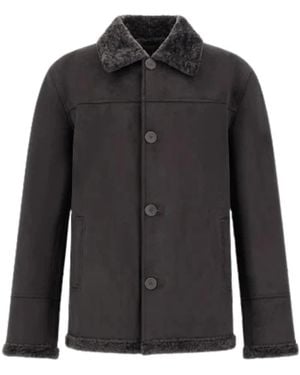 Herno Faux Fur & Shearling Jackets - Nero