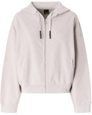Pinko Hoodies & Sweatvesten ,Paars ,Zip-Throughs - Roze