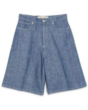 Roy Rogers Denim Shorts - Blue