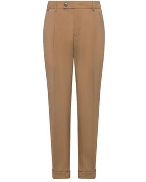 Low Brand Suit Trousers - Natural