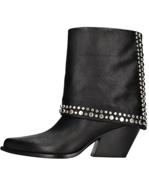 Elena Iachi Cowboy Boots - Nero