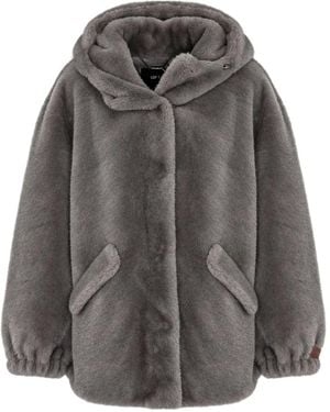 Lou Andrea Faux Fur & Shearling Jackets - Gris