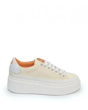 Lemarè Weiße-Jeans Damensneakers