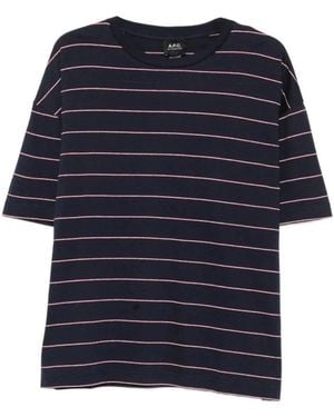A.P.C. T-Shirts - Blue