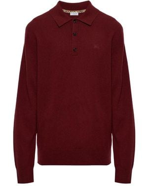 Burberry Polo Shirts - Rojo
