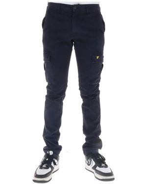 Lyle & Scott Slim-Fit Trousers - Blue