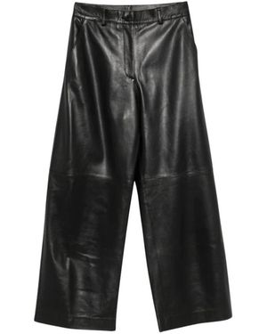 P.A.R.O.S.H. Leather Trousers - Negro