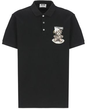 Moschino Polo Shirts - Black