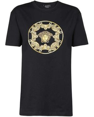 Versace Medusa Head Crewneck T-Shirt - Black