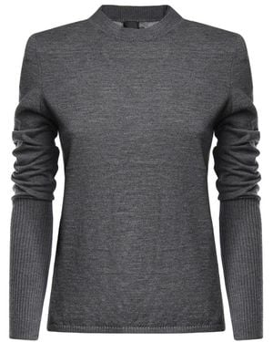 Pinko Truien & Vesten ,Grijs ,Round-Neck Truien