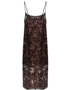 Baum und Pferdgarten Party Dresses - Marron