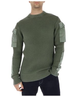 G-Star Truien & Vesten ,Groen ,Katoen Ronde Hals Knitwear