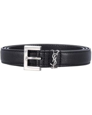 Saint Laurent Belts - Black