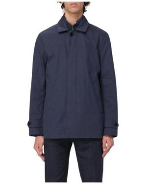 Fay Leichte Baumwolljacke - Blau