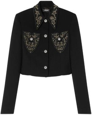 Versace Light Jackets - Black