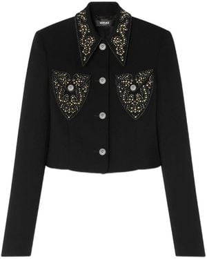 Versace Light Jackets - Black