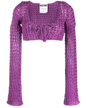 Moschino Long Sleeve Tops - Violet