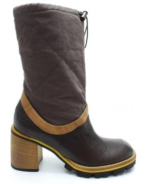 Ixos Heeled Boots - Marrone