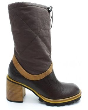 Ixos Heeled Boots - Marrón