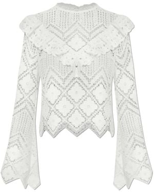 Self-Portrait Blouses - Bianco