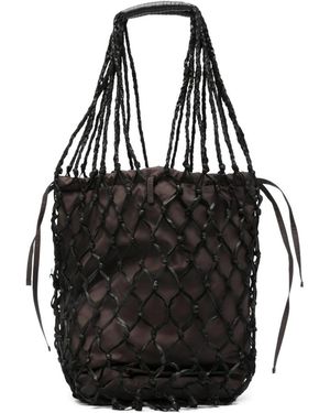 Alysi Interwoven Tote - Zwart