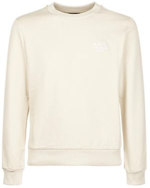 A.P.C. Hoodies & Sweatvesten ,Sweat Standard Rue Madame Gots - Wit