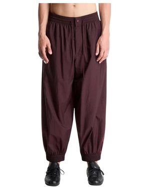 Y-3 Broeken ,Rood ,M Grd 3S Nyl Tp Ngtred