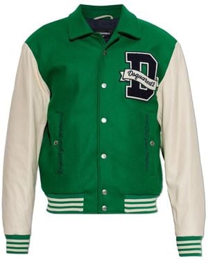 DSquared² Jassen ,Groen ,Wol Bomberjack