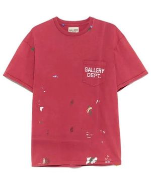 GALLERY DEPT. Tops ,Rood ,Katoen Vintage Logo Painted Tee