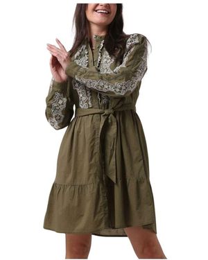 Y.A.S Grünes Hemdkleid