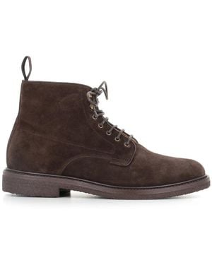 Henderson Lace-Up Boots - Marrón