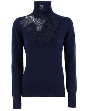 Ermanno Scervino Cashmere Knitwear - Blu