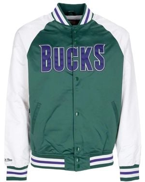 Mitchell & Ness Bomber Jackets - Green