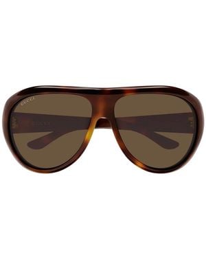 Gucci Pilotenbrille - Braun