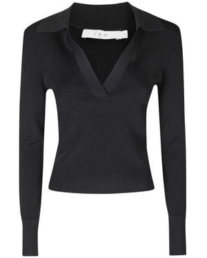 IRO V-Neck Knitwear - Nero