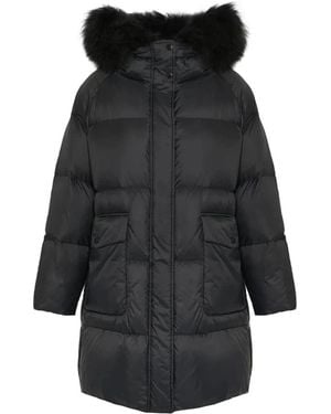 Yves Salomon Down Coats - Black