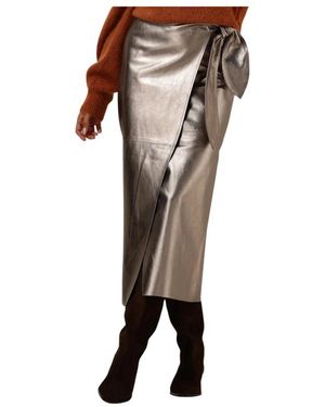 Ibana Metallic Midirok - Bruin