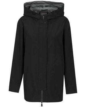 Herno Hooded Zip Jacket - Zwart