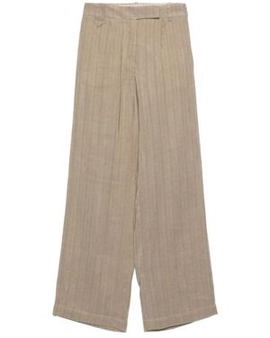 Alysi Wide Trousers - Natural
