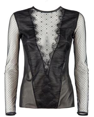 Nenette Long Sleeve Tops - Nero