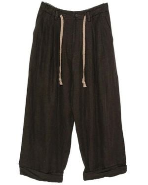 Ziggy Chen Wide Trousers - Black