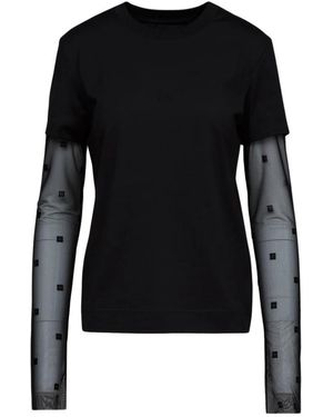 Givenchy Long Sleeve Tops - Negro
